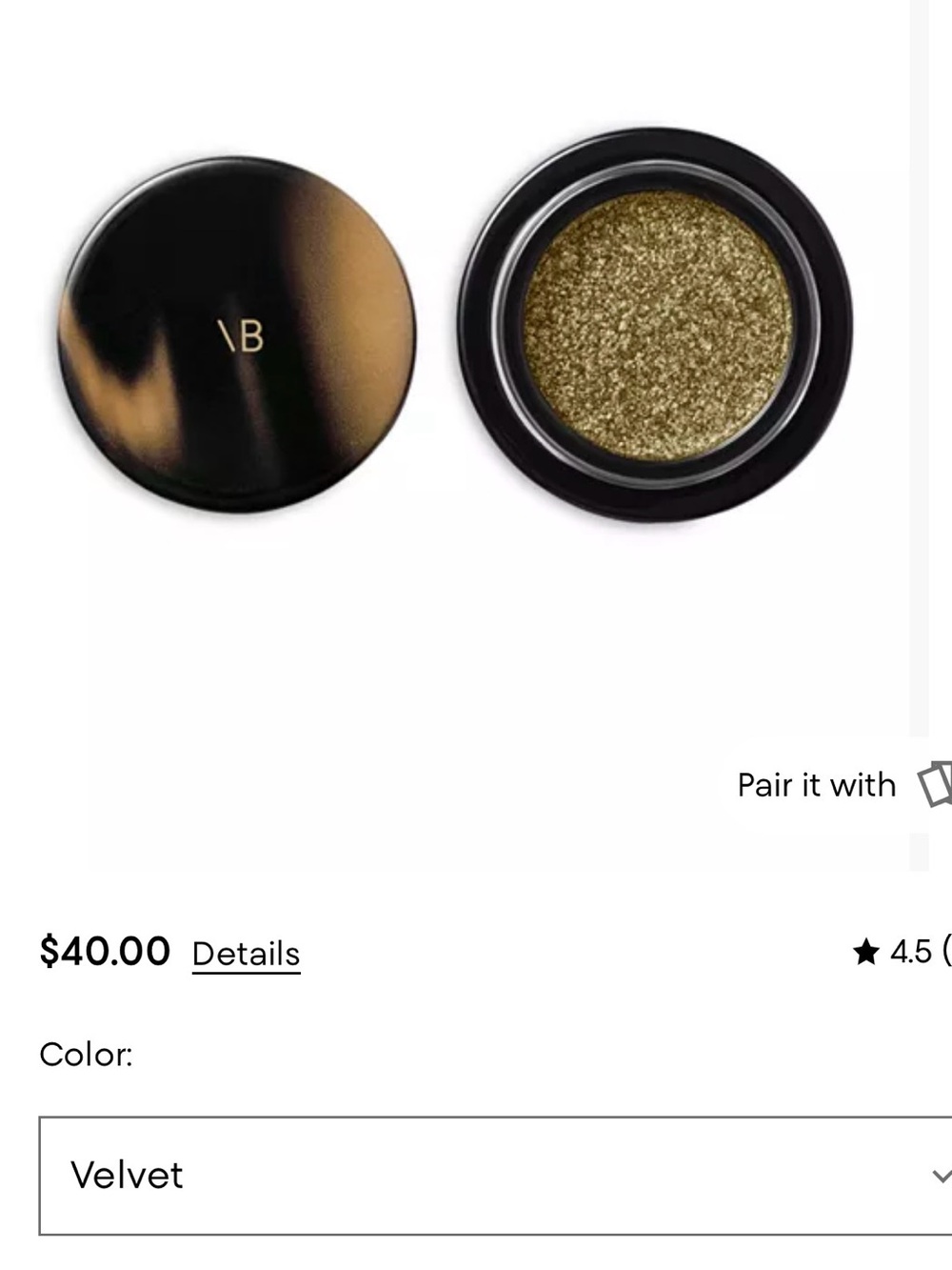 Victoria Beckham Beauty Lid Lustre - Velvet